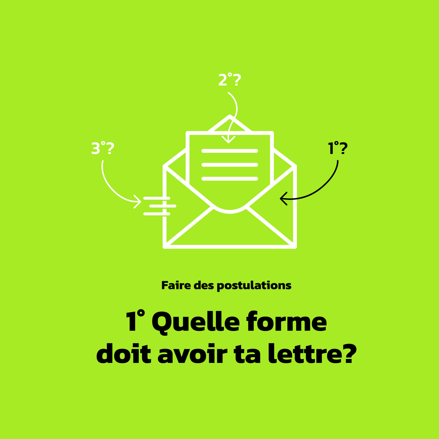 Quelle forme doit avoir ta lettre de motivation?  Métiers de l'horlogerie